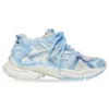 Runner Sneakers “White Baby Blue Mesh and Nylon” 677402W3RB29744