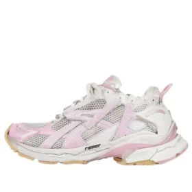Runner Sneakers “White Baby Pink Mesh and Nylon” 677403W3RB39059 Runner Sneakers “White Baby Pink Mesh and Nylon” 677403W3RB39059