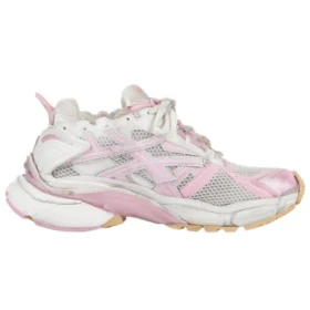 Runner Sneakers “White Baby Pink Mesh and Nylon” 677403W3RB39059 Runner Sneakers “White Baby Pink Mesh and Nylon” 677403W3RB39059