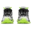 Runner Sneakers “White Black and Neon Yellow Mesh and Nylon” 677403W3RBP1093