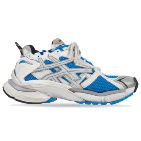 Runner Sneakers “White Blue Mesh and Nylon” 677403W3RB34912 Runner Sneakers “White Blue Mesh and Nylon” 677403W3RB34912