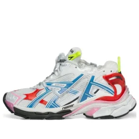 Runner Sneakers “White Blue Red Mesh and Nylon” 677403W3RB69645 Runner Sneakers “White Blue Red Mesh and Nylon” 677403W3RB69645