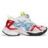 Runner Sneakers “White Blue Red Mesh and Nylon” 677403W3RB69645