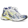 Runner Sneakers “White Blue Yellow Mesh and Nylon” 677403W3RB59174