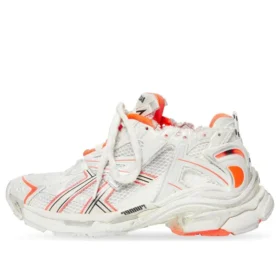 Runner Sneakers “White Fluo Orange Mesh and Nylon” 677403W3RBM9770 Runner Sneakers “White Fluo Orange Mesh and Nylon” 677403W3RBM9770