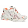 Runner Sneakers “White Fluo Orange Mesh and Nylon” 677403W3RBM9770