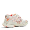 Runner Sneakers “White Fluo Orange Mesh and Nylon” 677403W3RBM9770