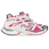 Runner Sneakers “White Pink Grey Mesh and Nylon” 677402W3RBN9155