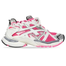 Runner Sneakers “White Pink Grey Mesh and Nylon” 677402W3RBN9155