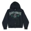 Saint Germain Full Zip Hoodie Regular Fit “Dark Blue” 803264TRVO98065