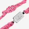Saint-germain lace bracelet in pink/black/white/shiny silver Saint-germain lace bracelet in pink/black/white/shiny silver