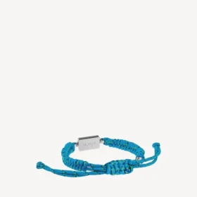 Saint-germain lace bracelet in turquoise/black/green/shiny silver Saint-germain lace bracelet in turquoise/black/green/shiny silver