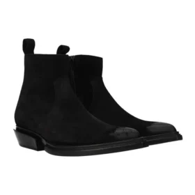 Santiago Black Suede Ankle Boots “Black” 579736WA7301000