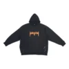 SBalenciaga Metallica Hoodie Oversized Fit “Black Orange” 697879TMV891055