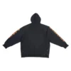 SBalenciaga Metallica Hoodie Oversized Fit “Black Orange” 697879TMV891055