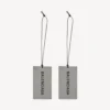 Scented tag in grey