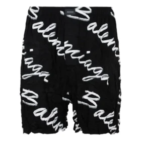 Scribble Logo Bermuda Shorts “Black” 672410TML131070
