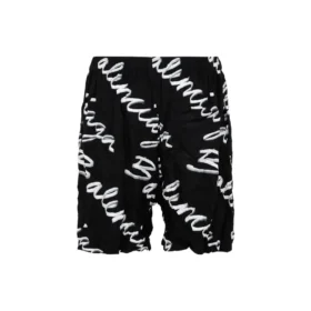 Scribble Logo Bermuda Shorts “Black” 672410TML131070
