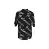 Scribble Logo Short Sleeve Minimal Shirt “Black White” 681813TML131070