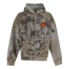 Scribbled Medium Fit Hoodie “Grey” 744457TOVA81300