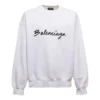 Script Logo Crewneck Sweatshirt “White” 697869TMVB59040