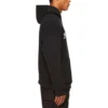 Script Logo Oversized Popover Hoodie “Black White” 674986TMVB51070