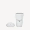 Seoul coffee cup in white/black Seoul coffee cup in white/black