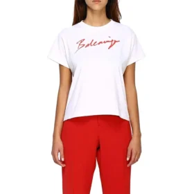 Signature Alphabet Logo Short Sleeve White 583217TFV639783