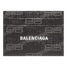 Signature Card Holder Bb Monogram Coated Canvas “Black” 594309210D81061