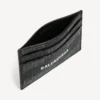 Signature card holder bb monogram coated canvas in black
