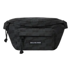 Signature Medium Beltpack Bb Monogram Jacquard Canvas “Black” 713042210HH1061