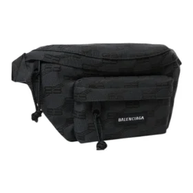 Signature Medium Beltpack Bb Monogram Jacquard Canvas “Black” 713042210HH1061