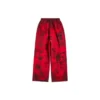 Skater Graffiti Baggy Sweatpants “Red” 740028TOVA86400