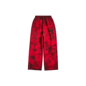 Skater Graffiti Baggy Sweatpants “Red” 740028TOVA86400