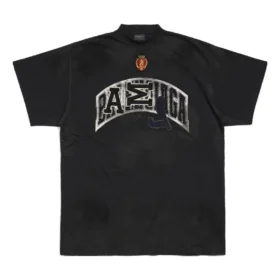 Skater T-shirt Oversized “Black Faded” 739028TOVN21055