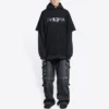 Slime Double Long Sleeve Hooded T-Shirt “Black” 681029TLVF11069