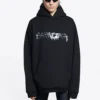 Slime Hoodie Wide Fit “Black” 674986TLVF21069