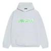 Slime Hoodie Wide Fit “Grey Green” 674986TLVF21203