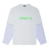 Slime Logo Layered T-Shirt “Grey” 671401TLVF11203