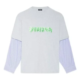 Slime Logo Layered T-Shirt “Grey” 671401TLVF11203