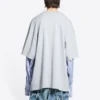 Slime Logo Layered T-Shirt “Grey” 671401TLVF11203