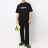 Slime Logo T-Shirt Medium-Fit “Black” 612966TLVF11069