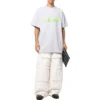 Slime Oversized T-shirt “Grey Green” 676589TLVF11203