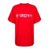 Slime Oversized T-shirt “Red White” 676589TLVF16407