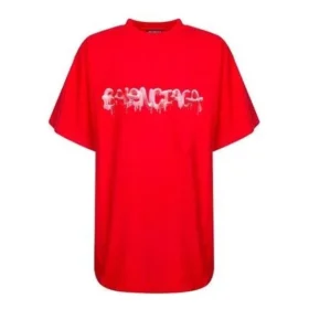 Slime Oversized T-shirt “Red White” 676589TLVF16407