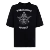 Slogan Printing Short Sleeve Black 641532TJV781000
