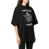 Slogan Printing Short Sleeve Black 641532TJV781000