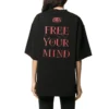 Slogan Printing Short Sleeve Black 641532TJV781000