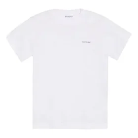 Small Alphabet logo Loose Short Sleeve White 556104TYK289000