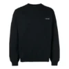 Small Contrast Logo Print Crewneck Sweatshirt “Black White” 556147TYK271000